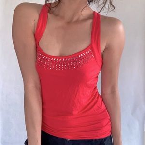 Red hot 🔥 studded Tank top
